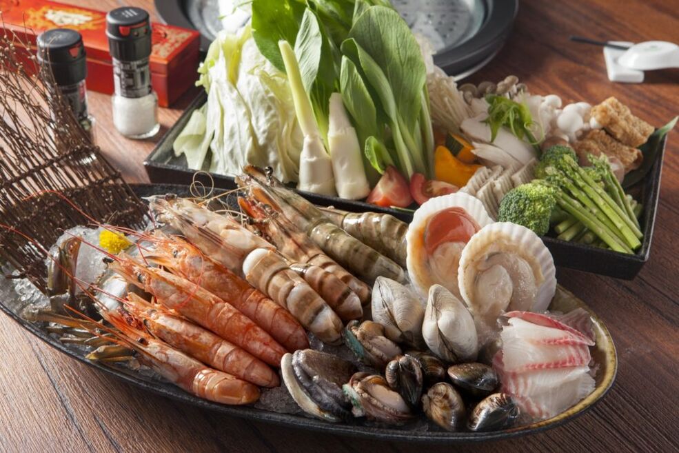 Frutos do mar são úteis para a saúde masculina