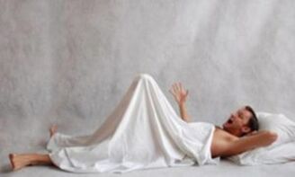 Boa ereção em um homem