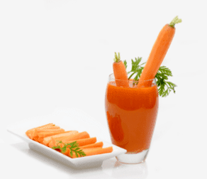 Suco de cenoura para melhorar a ereção